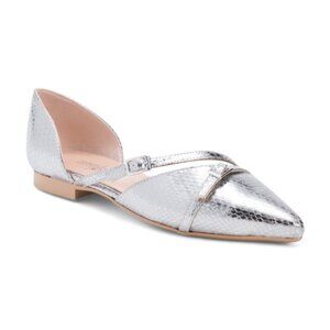 RICCARDO BOCCIA Made In Italy Leather Multi Band Pointy Toe Shoes